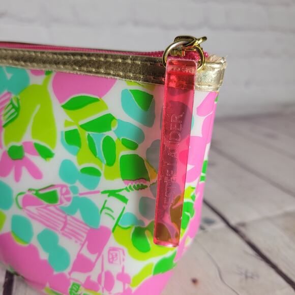 Lilly Pulitzer for Estēe Lauder Makeup Bag Cosmetics Travel Case Floral - Picture 3 of 7